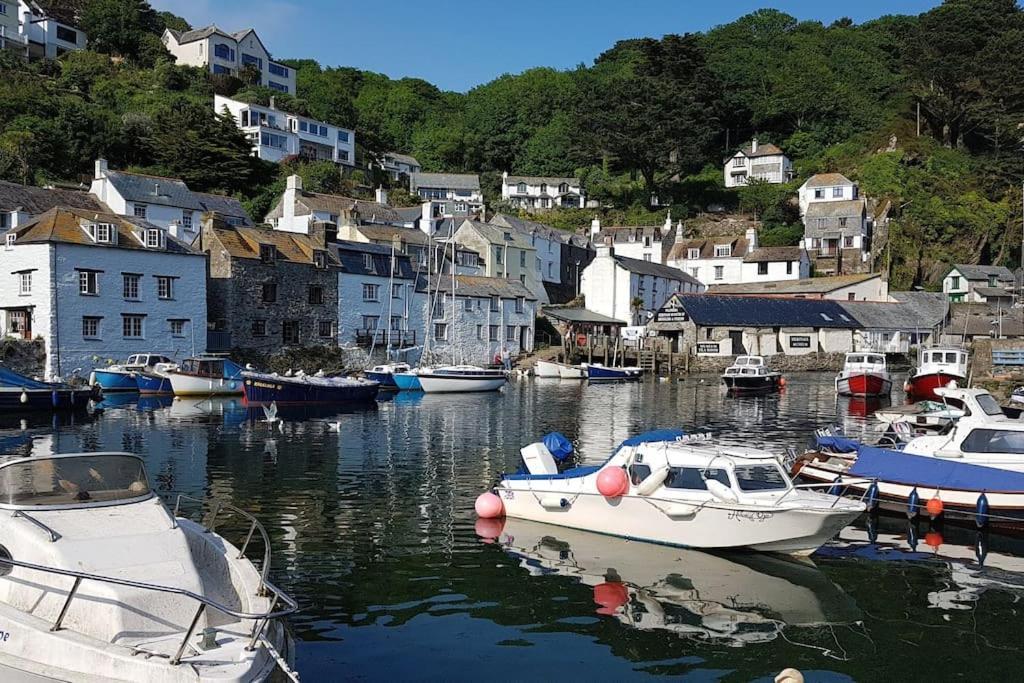 Bijou Coastal Apartment In Polperro With Hot Tub Onsite Parking Downhill Walk To Village Dış mekan fotoğraf