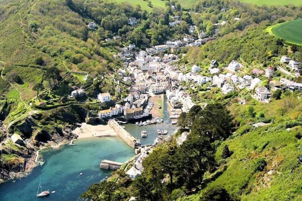 Bijou Coastal Apartment In Polperro With Hot Tub Onsite Parking Downhill Walk To Village Dış mekan fotoğraf