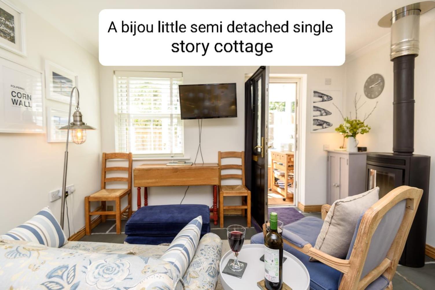 Bijou Coastal Apartment In Polperro With Hot Tub Onsite Parking Downhill Walk To Village Dış mekan fotoğraf